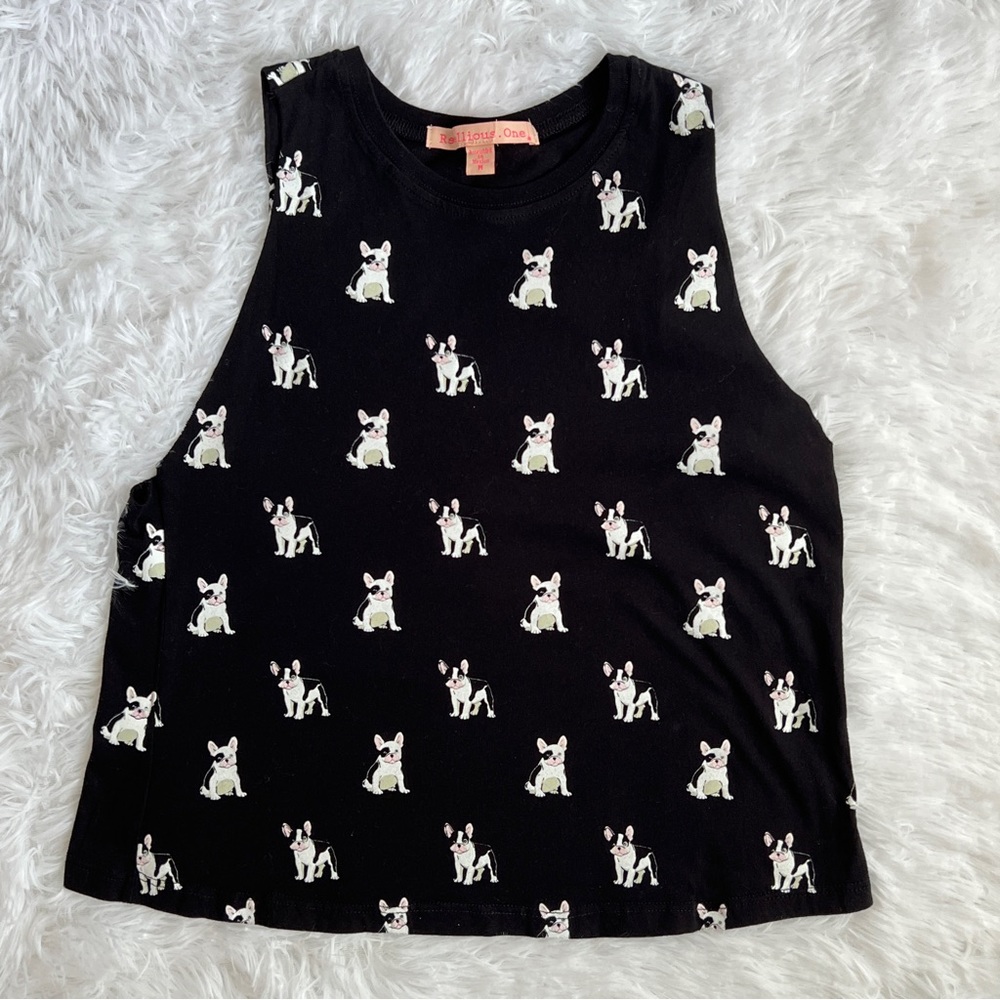Crop Frenchie Tank